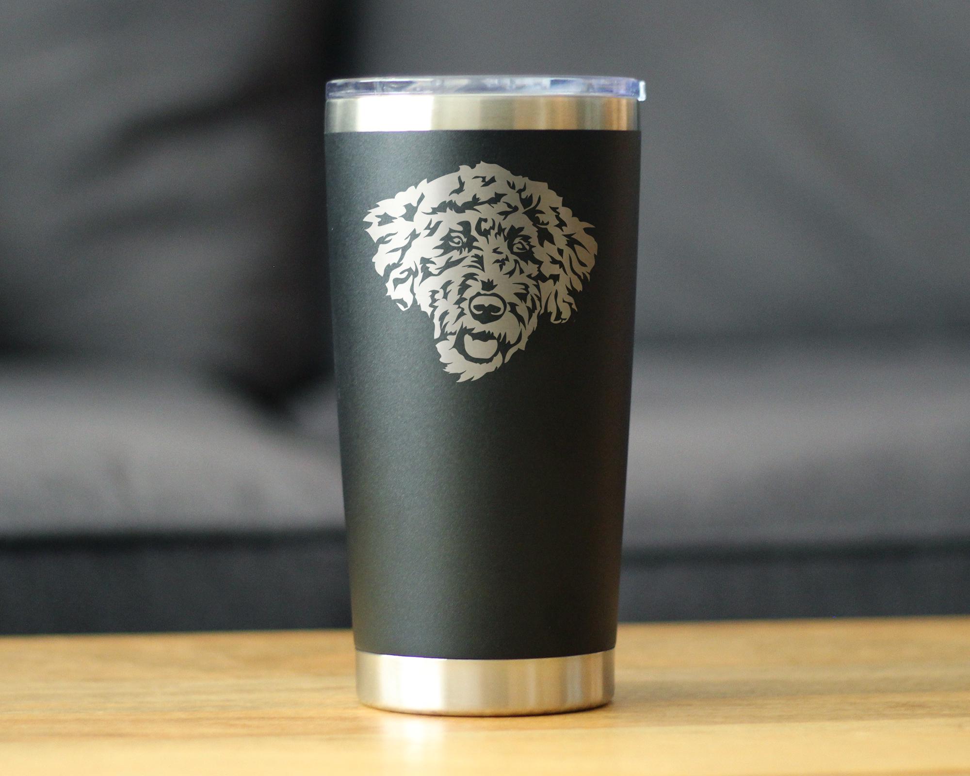 Chocolate Labradoodle Dog 20oz Tumbler Graphic By Mastenic · Creative