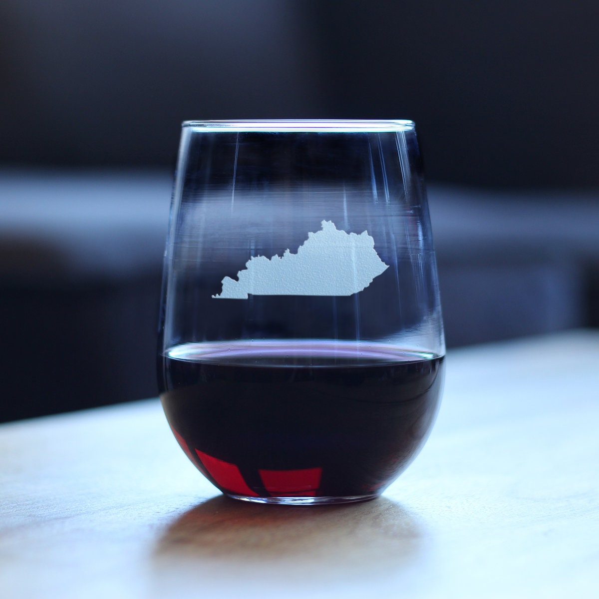 16oz Kentucky State Wine Glass