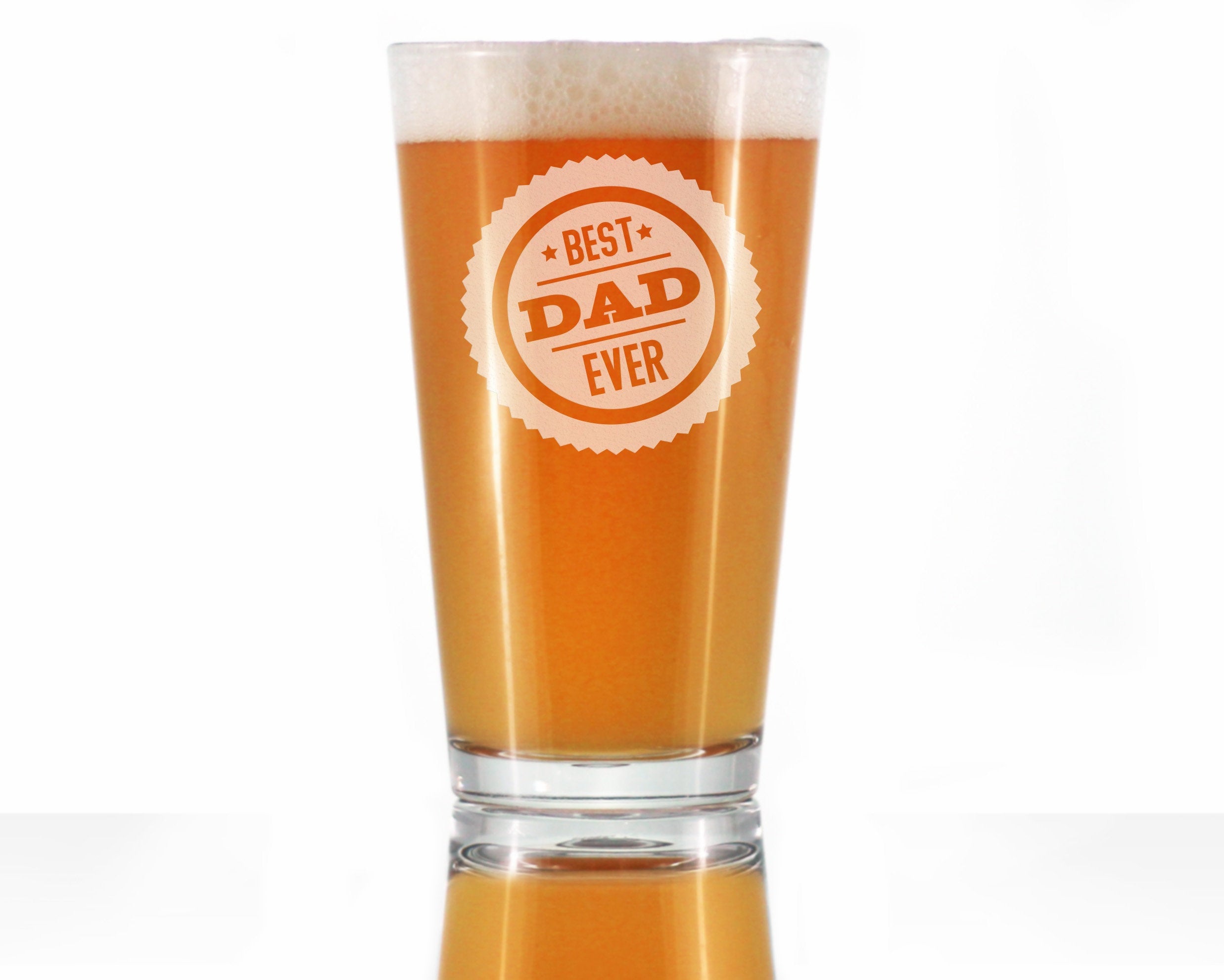 Him and Fathers Day Men Daddy/'s Sippy Cup Gift Etched on 16 oz Beer Glass Pint Unique Gift Idea for Dads