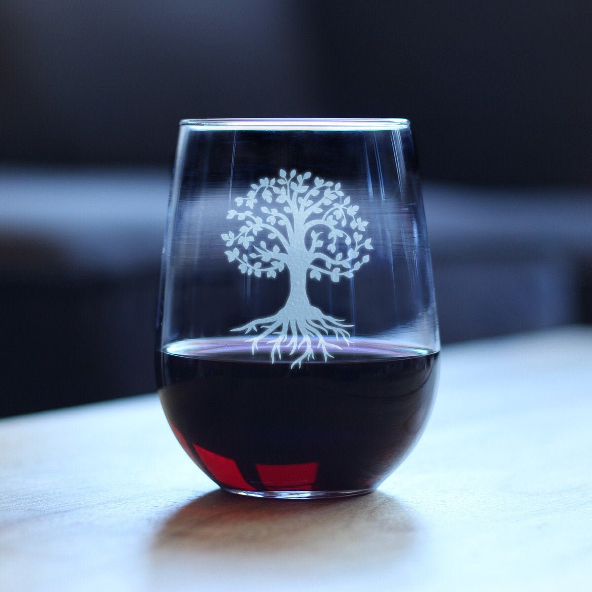 Wine Glass with Decorated Stem - Wine Is Life Store