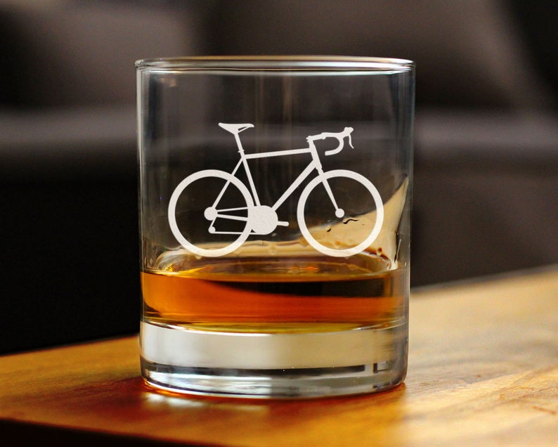 BevveeCo Bicycle Rocks Glass