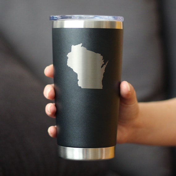Milwaukee Cup Insulated Tumbler with Straw Custom Any Name & Number 20 oz  Gifts for Men Women