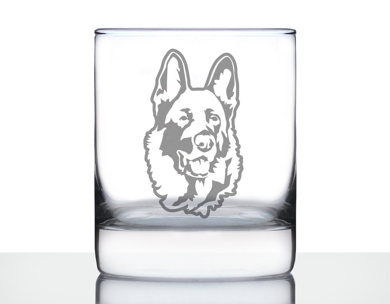 German Shepherd 16 Oz Ice Coffee Glasses Can Shaped Glass Cups