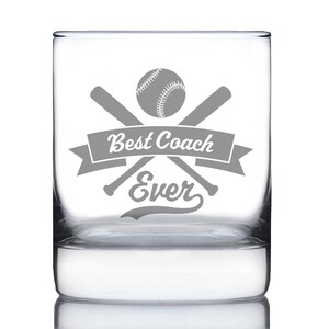 Cadeaux pour entraîneurs de baseball Verres à whisky Meilleurs entraîneurs de tous les temps Verres de 10 oz