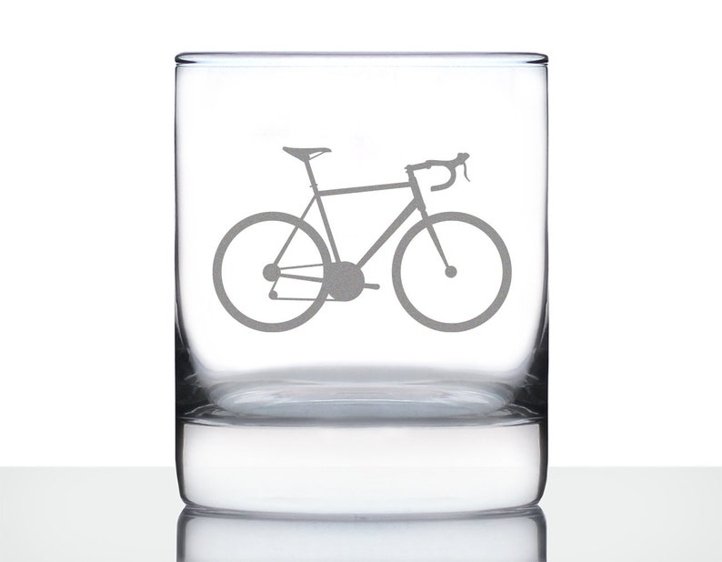 BevveeCo Bicycle Rocks Glass - Thumbnail 3