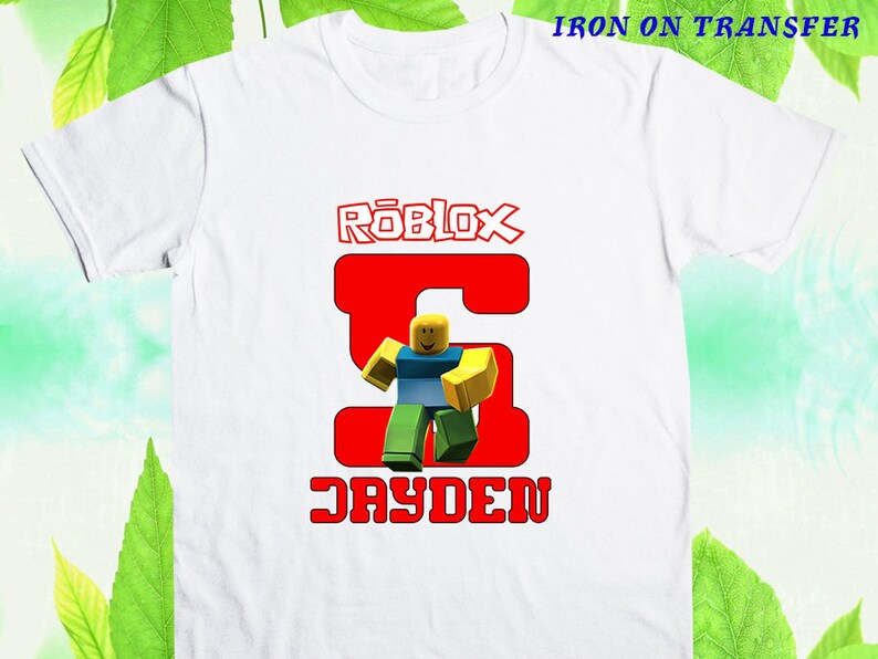 Digital Roblox Iron On Transfer Roblox Iron On Transfer Etsy - image 0
