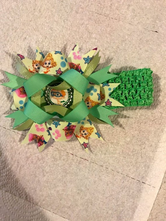 Character Bubble Guppies Hair Bow Etsy