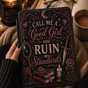 Dark Romance Kindle Case, Morally Grey Smut Reader Booktok Cover image 2