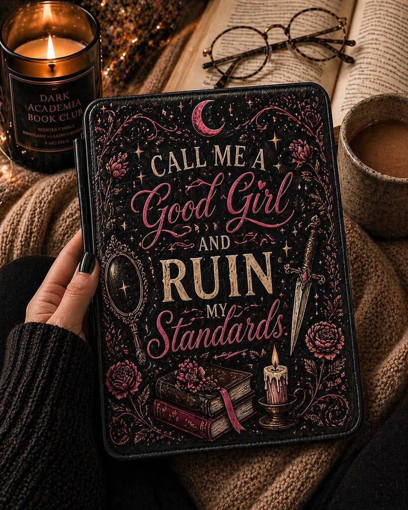 Dark Romance Kindle Case, Morally Grey Smut Reader Booktok Cover image 2