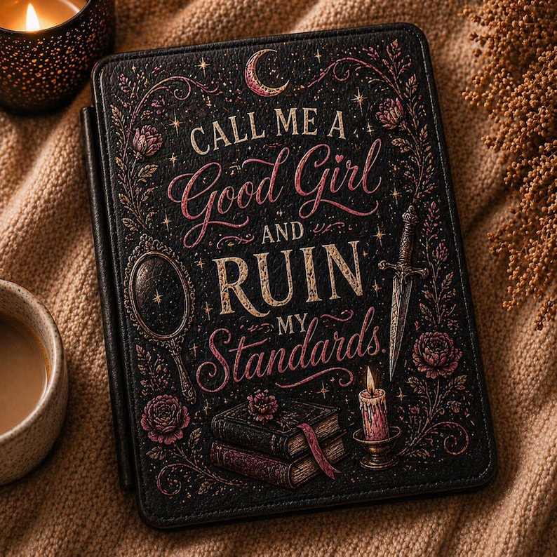 Dark Romance Kindle Case, Morally Grey Smut Reader Booktok Cover image 1