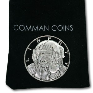 Hobo Coin Cut Coin Snow White Evil Witch Poison Apple Old Classic Story American Custom US Art Dollar