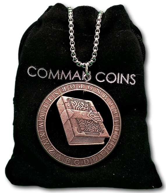Hand Cut Hobo Coin Necklace Dungeons and Dragons Master Rule - Etsy