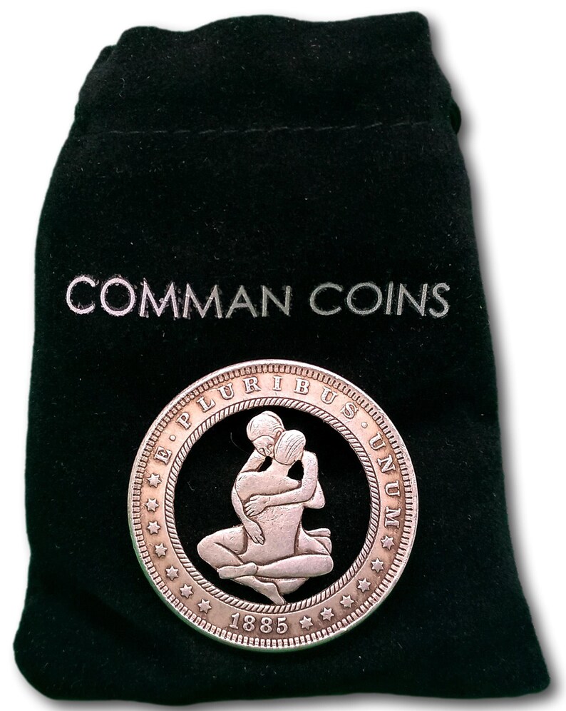 Hobo Cut Coin Sitting Missionary Position Man Woman Kama Sutra Couple ...