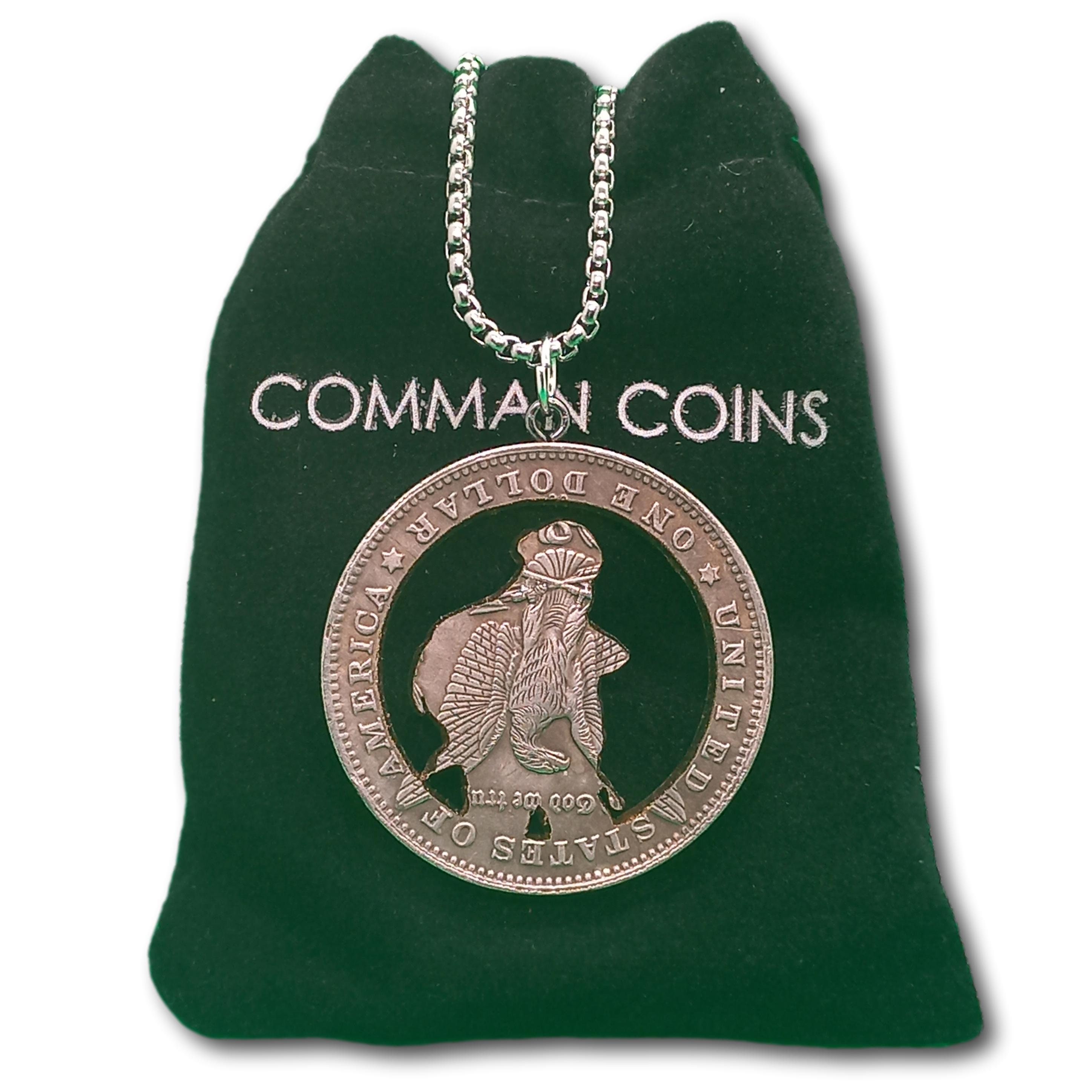 Hand Cut Coin Hobo Necklace Sexy Anime Girl Hentai Manga Cosplay ...