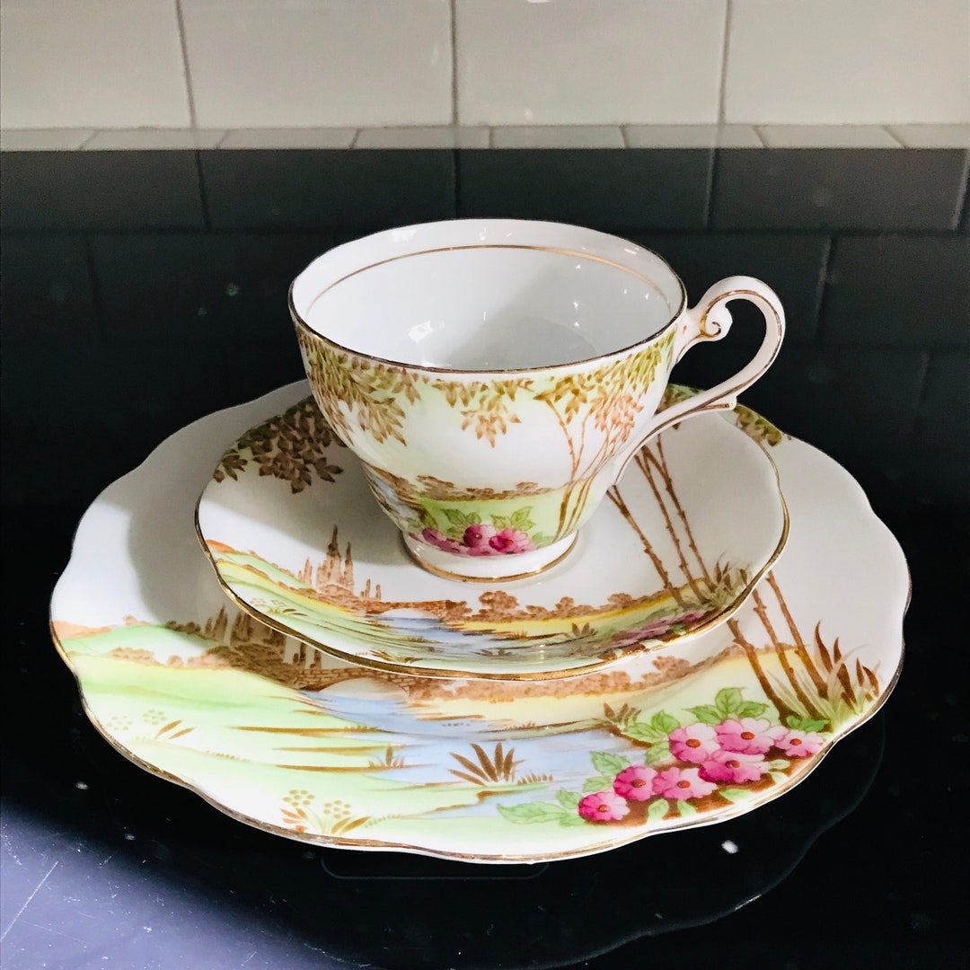 Royal Standard Tea Cup and Saucer TRIO England Fine Bone China
