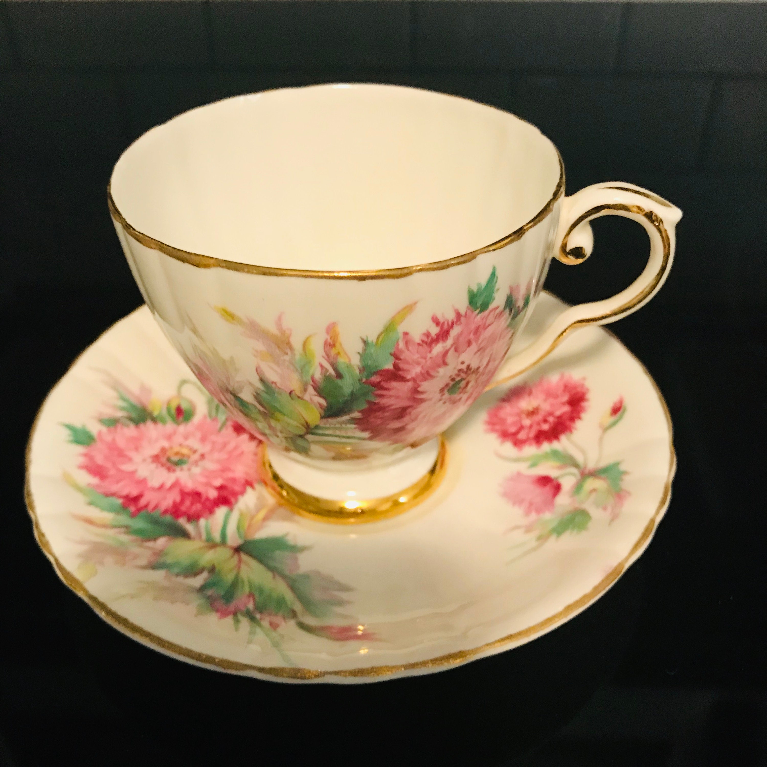 Royal Tara Tea Cup and Saucer Ireland Fine Bone China Etsy