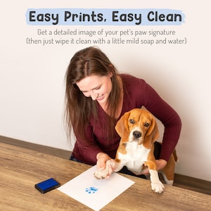 Easy-Clean Pet Paw Print Kit | Paw Print Pad | Non-Toxic Ink Pad for Pets image 5