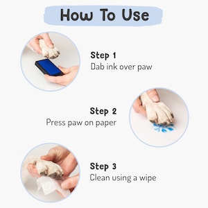 Easy-Clean Pet Paw Print Kit | Paw Print Pad | Non-Toxic Ink Pad for Pets image 10