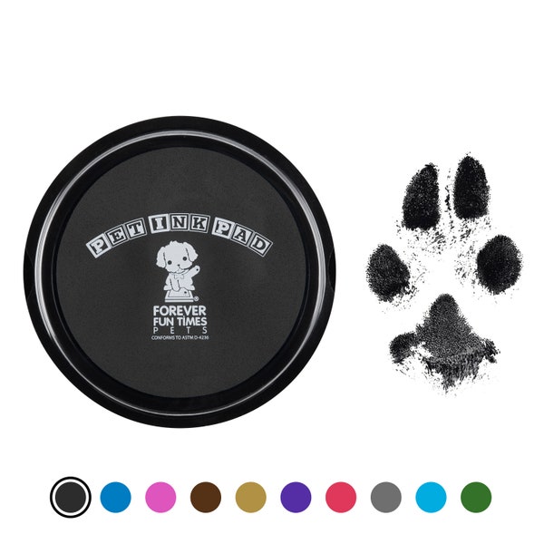 Easy-Clean Pet Paw Print Kit | Paw Print Pad | Non-Toxic Ink Pad for Pets