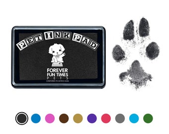 Easy-Clean Pet Paw Print Kit | Paw Print Pad | Non-Toxic Ink Pad for Pets