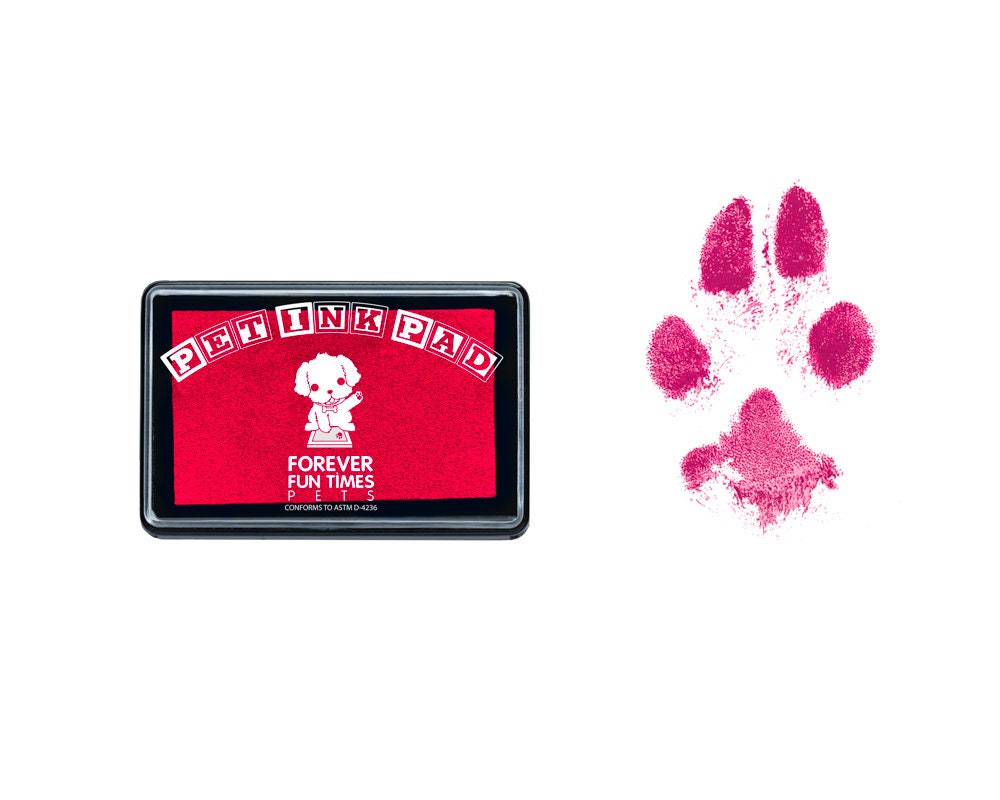 EasyClean Pet Paw Print Kit Paw Print Pad NonToxic Ink Etsy
