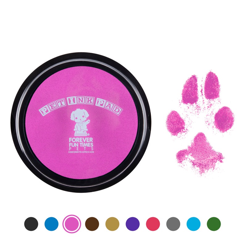 Easy-Clean Pet Paw Print Kit | Paw Print Pad | Non-Toxic Ink Pad for Pets image 1