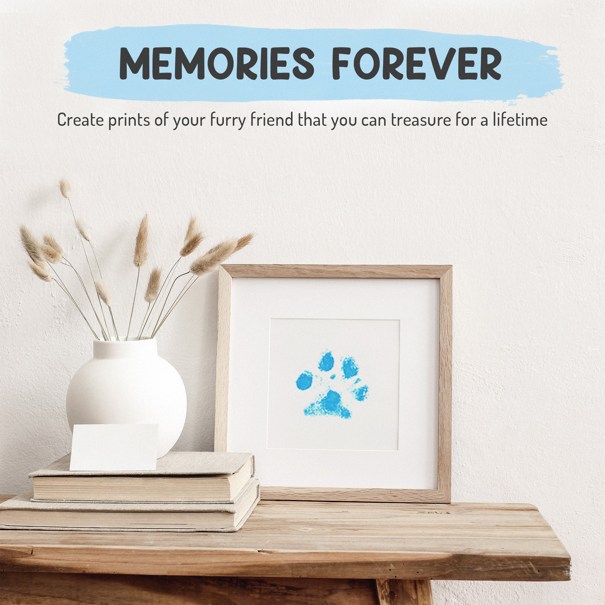 Inkless Pet Paw Print Kit | Get High-quality Paw Prints With Zero Ink ...