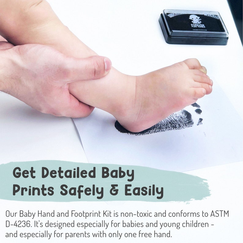 Baby Hand and Footprint Kit Get Hundreds of Detailed Prints Etsy UK