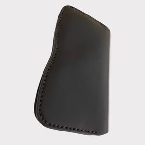 Cartera de cuero genuino cosida a mano