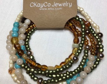 Stretch Wrap Bracelet Boho Wrap Bracelet