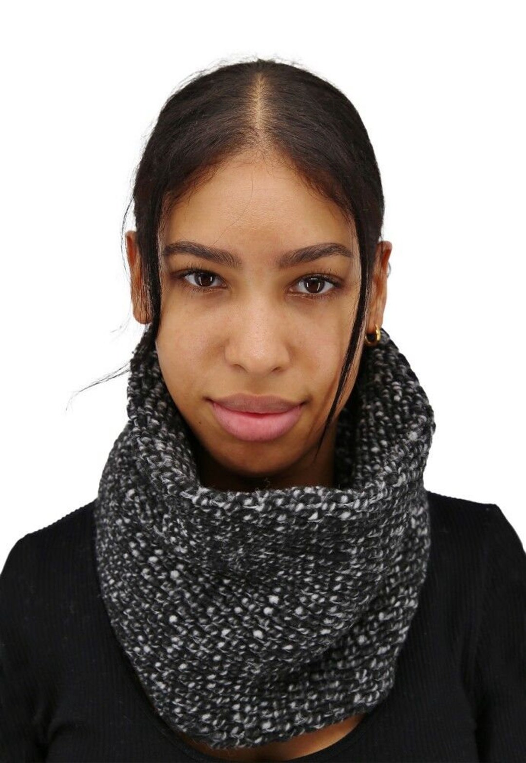 Hollert Scarf Short Made of Merino Wool Laura Natural, Wool, Merino