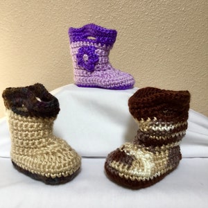 Crochet Boots, Crochet Booties, Crochet Baby Boots, Rain Boots, Infant Shoes, 0-3 Months Boy Shoes, 0-3 Months Girl Shoe, Infant Boy Booties