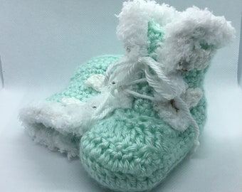 Crochet Boots, Crochet Baby Shoes, Crochet Baby Booties, Baby Boots, Newborn Boots,  Baby Winter Booties, Newborn Booties, Baby Winter Shoes