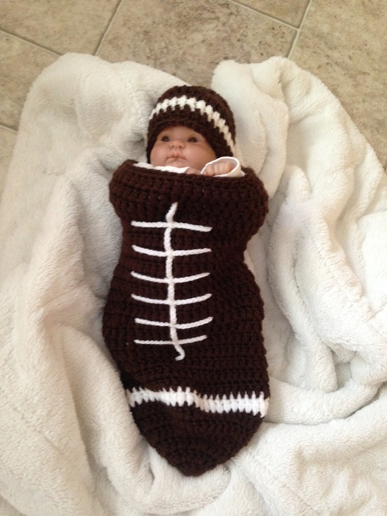 Football Baby Set Newborn Football Baby Football Outfit Etsy