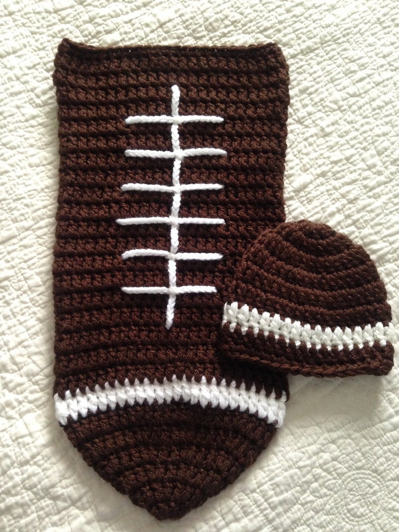 Football Baby Set Newborn Football Baby Football Outfit Etsy