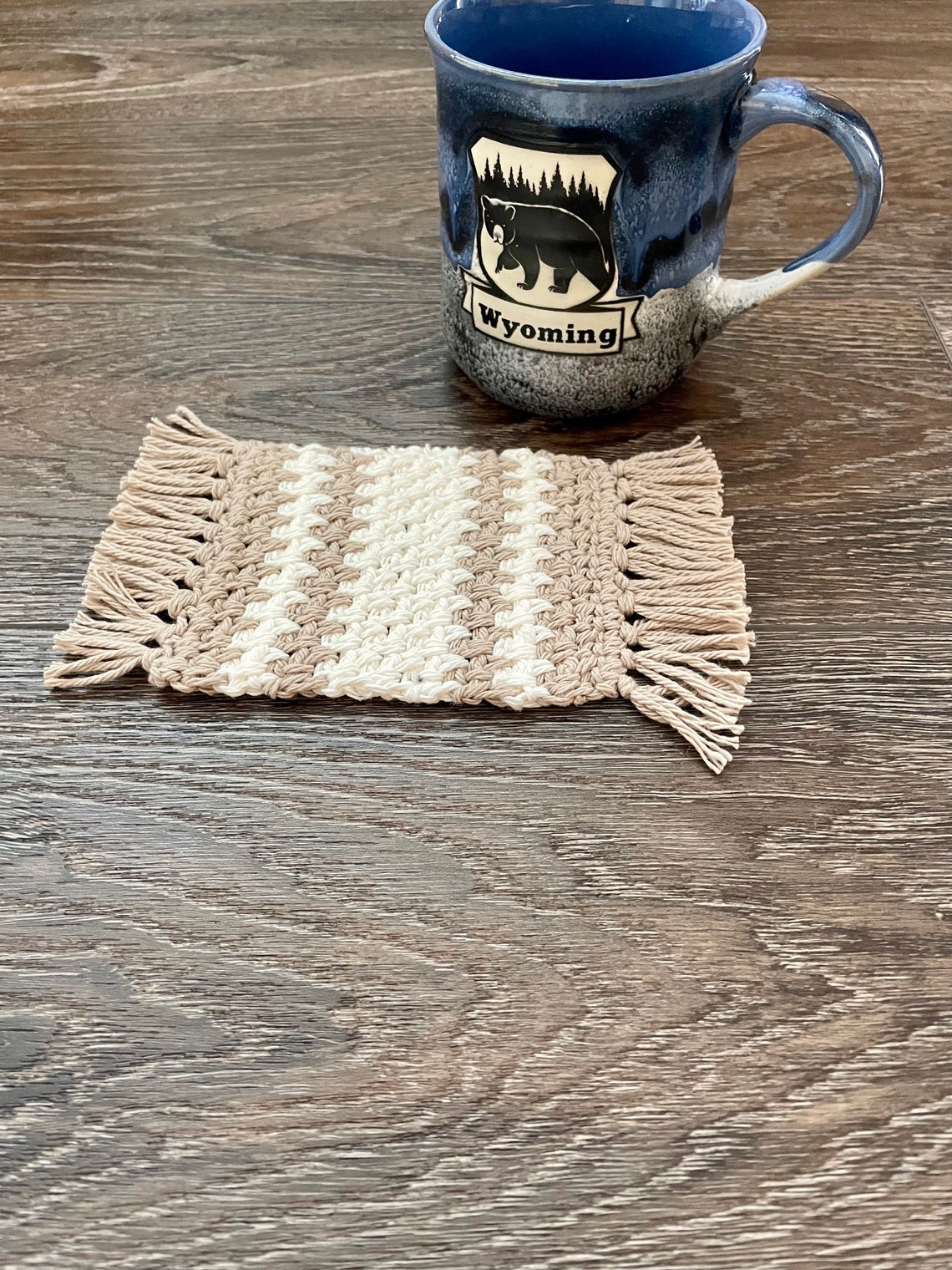 Mug Rug, Mug Rug Coaster, Mug Rug Mat, Cotton Coaster, Handmade ...