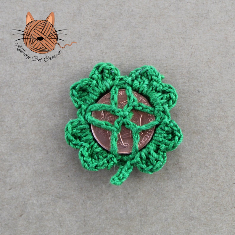 Crochet Lucky Clover Penny Holder Pattern - Etsy