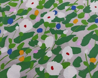 Marimekko curtain panels Floral cotton Scandinavian home decor