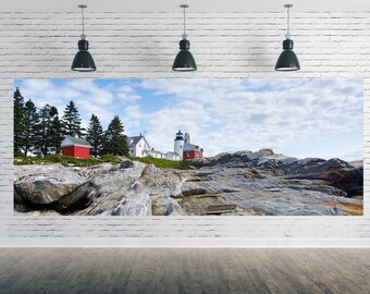 Pemaquid Lighthouse, lighthouse art, Nautical Decor, coastal photo, lighthouse photo, Seaside Ocean Decor