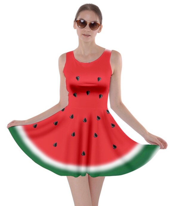 plus size watermelon dress
