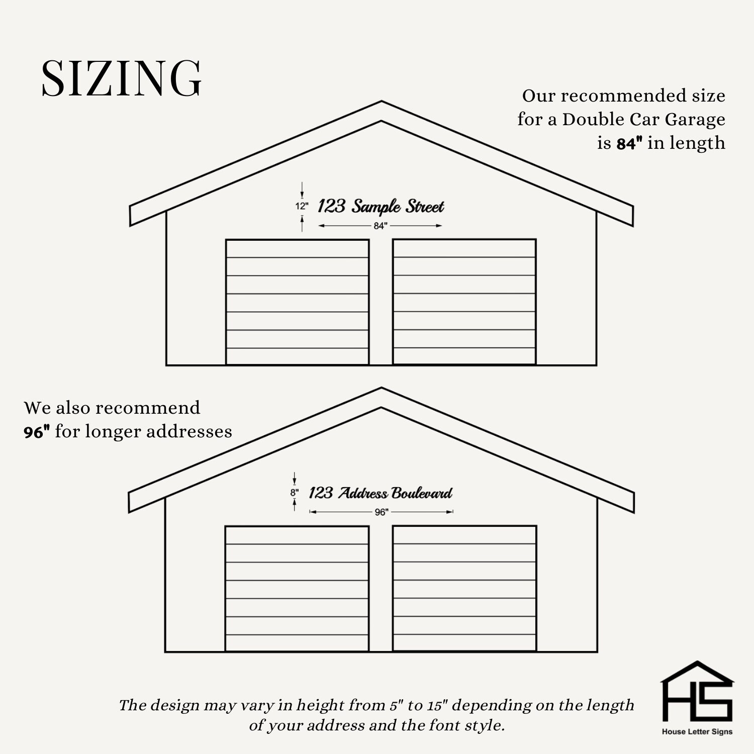 White House Address Sign Custom House Number Sign Modern Etsy Canada