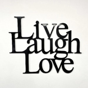 Live Laugh Love Sign | Gallery Wall | Wall Decoration | Realtor Gift | Housewarming Gift |