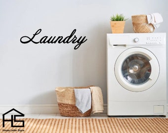 Laundry Sign | Laundry Cut Out  | Custom Word Cut Out | Gallery Wall | Wall Decor |