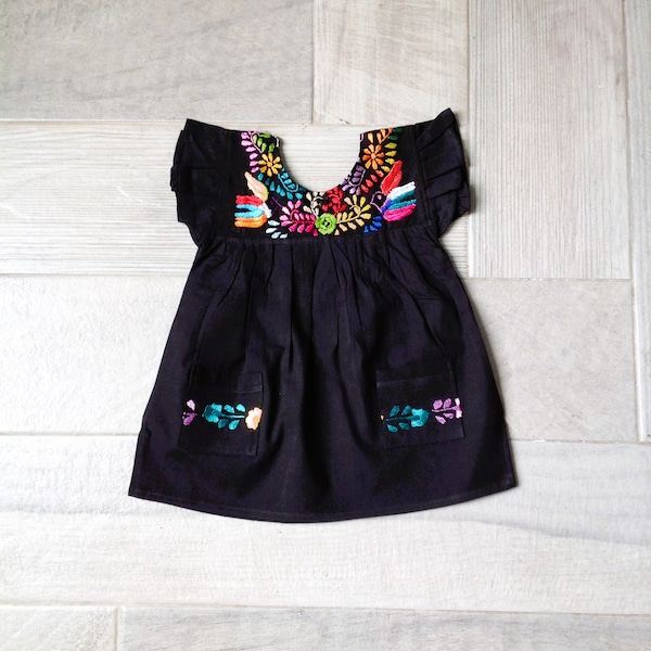 Mexican Embroidered Dress - Etsy