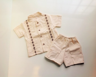 Mexican Manta Boy Outfit Size 12mos-6years Different Sizes Juan Diego Outfit Handmade