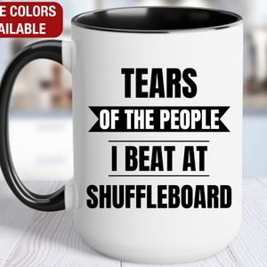 Funny Shuffleboard Legend Coffee Mug: Shuffleboard Player