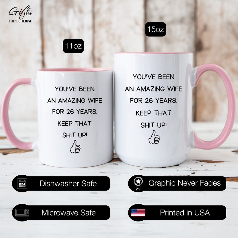 26th Anniversary Gift for Her, 26 Year Anniversary Gift for Wife, 26th ...