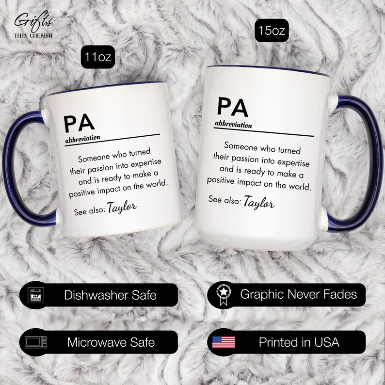 Personalized PA Graduation Gift, PA Definition Mug, Physician Assistant Gifts, PA Graduate Gift, Custom Physician Assistant Graduation Gift afbeelding 10