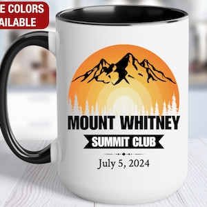 Kilimanjaro Personalized Mug, Kilimanjaro Mug With Custom Date