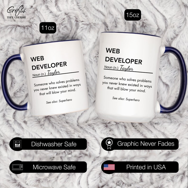 Web Tech Mug Web Developer Definition Mug Personalized, Web Developer Cup, Web ...